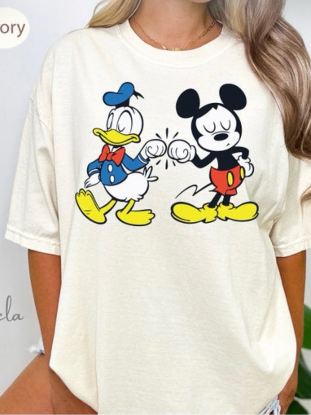 Disney Mickey Mouse & Donald Duck Best Friends Comfort Colors Tee 2XL